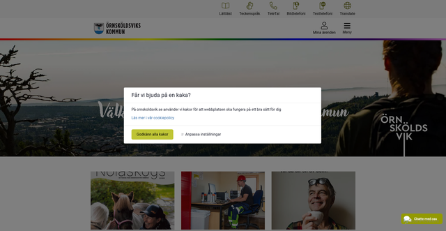 Security scan screenshot of https://www.ornskoldsvik.se/
