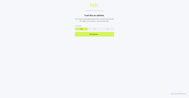 Security scan screenshot of https://fuel-app.pages.dev/