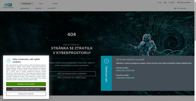 Security scan screenshot of https://secureenterprise.cz