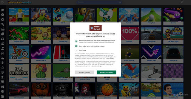 Security scan screenshot of https://book.freezeschool.com