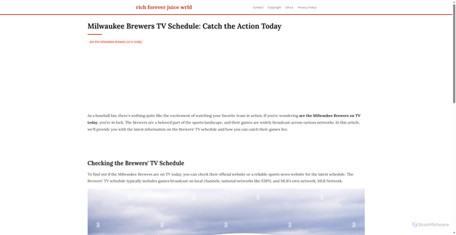 Security scan screenshot of https://duniacloudblog-dpurmyvdlpxs.edgeone.app/are-the-milwaukee-brewers-on-tv-today.html