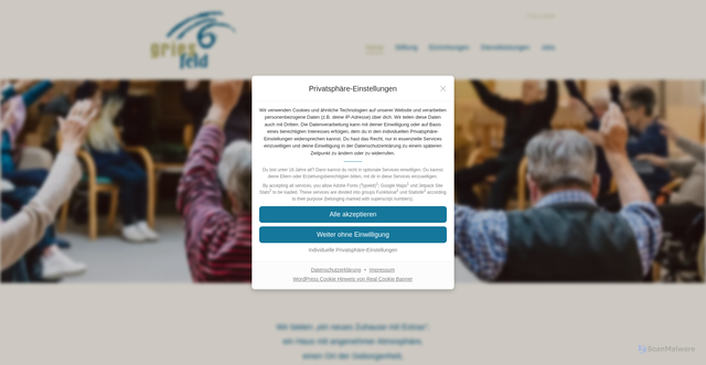 Security scan screenshot of https://www.griesfeld.it/