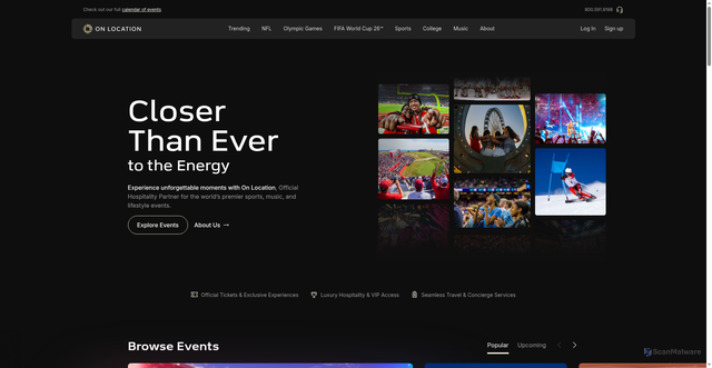 Security scan screenshot of https://onlocationexp.com