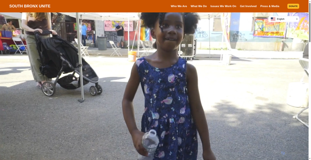 Security scan screenshot of https://www.southbronxunite.org/