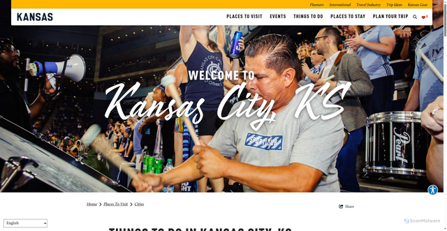 Security scan screenshot of https://www.travelks.com/places-to-visit/cities/kansas-city/?cities=Kansas+City&skip=6&sort=rankTitle