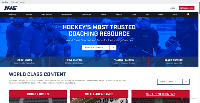 Security scan screenshot of https://www.icehockeysystems.com