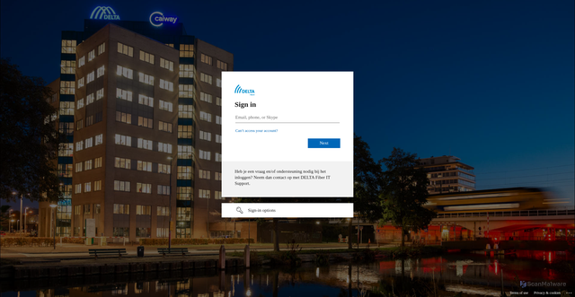 Security scan screenshot of https://uat2-telesales-caiway.gw.dfnld.nl