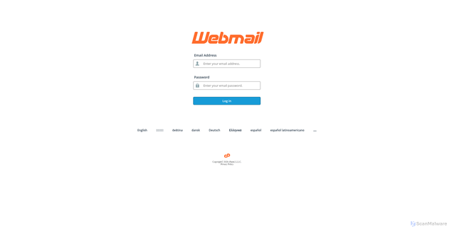 Security scan screenshot of http://webmail.anayaliving.id/