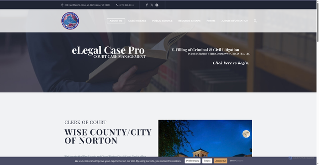 Security scan screenshot of https://courtbar.org/