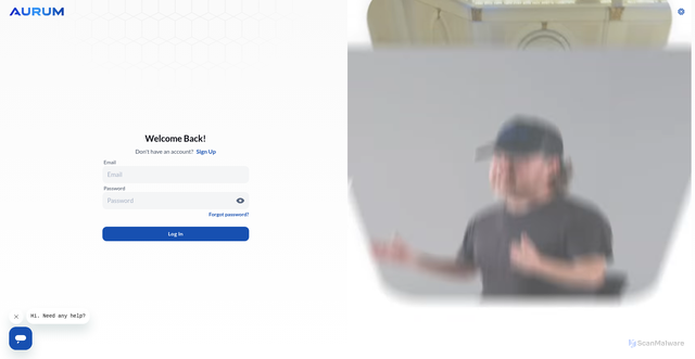 Security scan screenshot of https://backoffice.aurum.foundation/