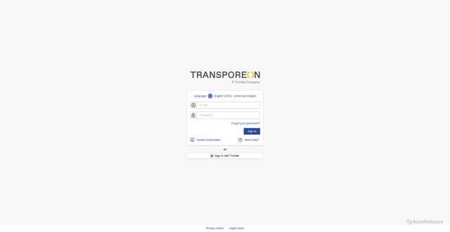 Security scan screenshot of https://ticontract.transporeon.com