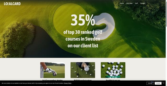 Security scan screenshot of https://www.loialcard.com/loialcard-golf