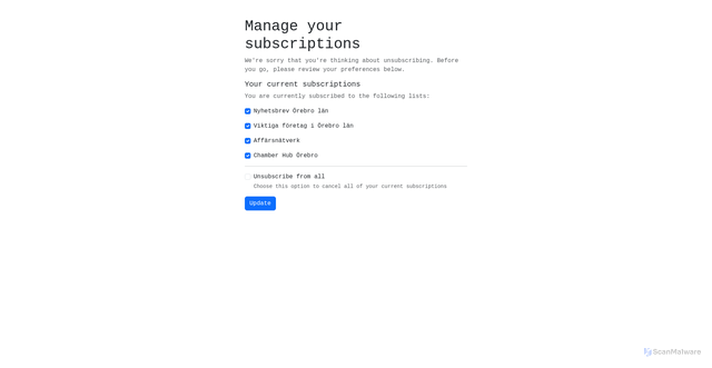 Security scan screenshot of https://email-api.crmservice.fi/public/subscriptions/BAh7CkkiBmUGOgZFVGkD1RwDSSIGcwY7AFRpAXtJIgZtBjsAVGkDhQIFSSIGZAY7AFRpBDmZtgFJIgZjBjsAVGkDyggD--9f6269e3be47cd2728abb3d07c595329864f0382