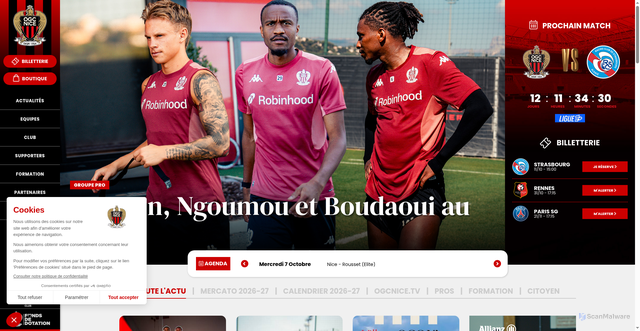 Security scan screenshot of https://ogcnice.com