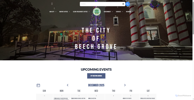 Security scan screenshot of https://beechgrove.gov/