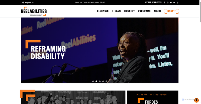 Security scan screenshot of http://findingreelabilities.com/