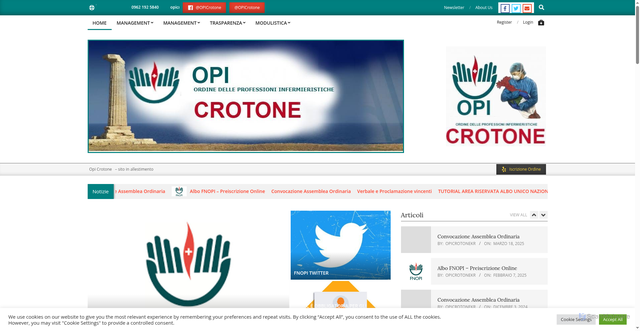 Security scan screenshot of https://opicrotone.it/