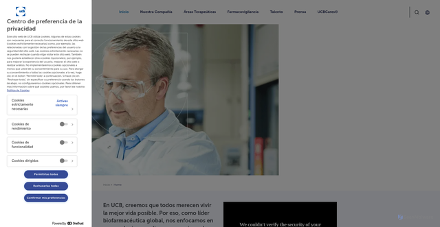 Security scan screenshot of https://ucb.com.mx