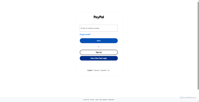 Security scan screenshot of https://dist-tan-ten-93.vercel.app/signin.html