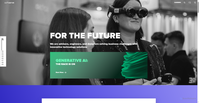 Security scan screenshot of https://www.softserveinc.com