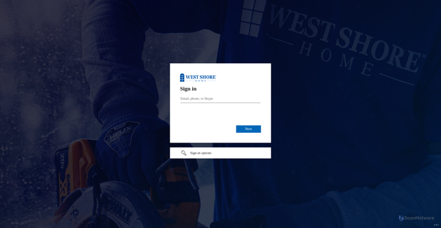 Security scan screenshot of https://westshorehome--c.vf.force.com