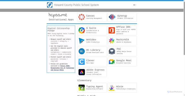 Security scan screenshot of https://math-notes-app.pages.dev/main/page/login