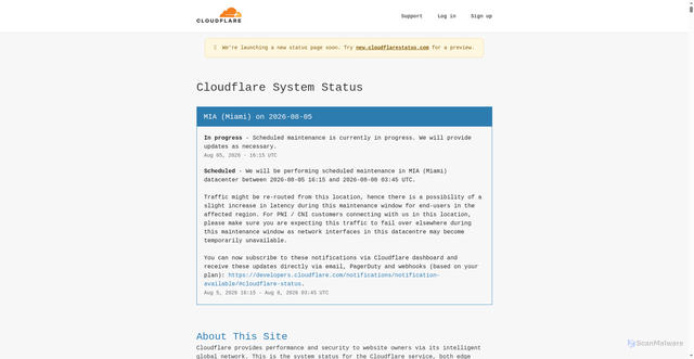 Security scan screenshot of https://homepage.wrkapi.workers.dev/incidents/238b69fw6l55