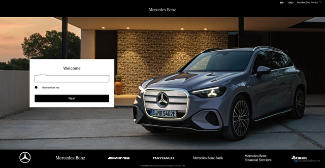 Security scan screenshot of https://vida-dev.mo360cp.i.mercedes-benz.com