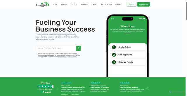 Security scan screenshot of https://greenbridgecapitalmarketplaceprivatecredit.com/