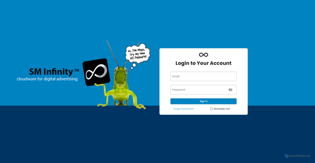 Security scan screenshot of https://www.sminfinity.com