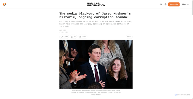 Security scan screenshot of https://popular.info/p/the-media-blackout-of-jared-kushners