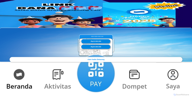 Security scan screenshot of http://kkonnfirmasi-dana10jt-20jtgrtis-konfirmasi.pages.dev/