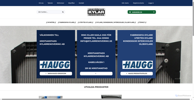 Security scan screenshot of https://kylarrenovering.se