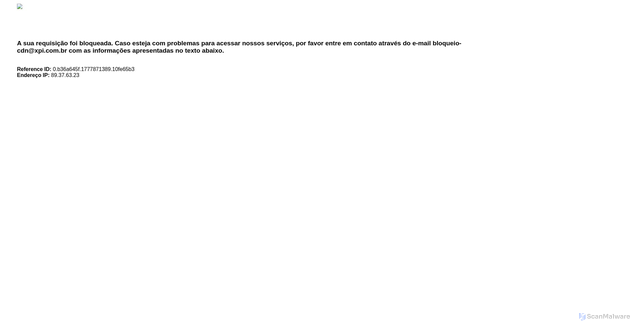 Security scan screenshot of https://api.xpi.com.br