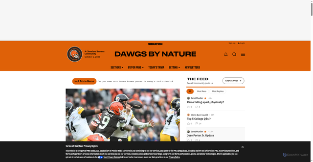 Security scan screenshot of https://dawgsbynature.com