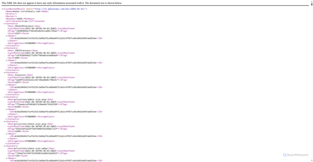Security scan screenshot of https://cdn.turtlediary.com