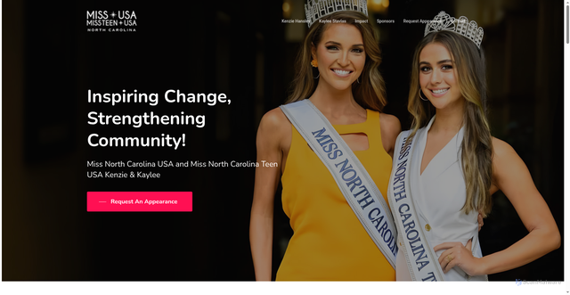 Security scan screenshot of https://missnorthcarolinausa.org/