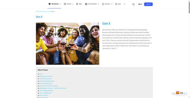 Security scan screenshot of https://genunison.com/generation-years/gen-x/