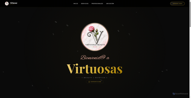 Security scan screenshot of https://virtuosas-beauty-zfnfyzazey.edgeone.app/