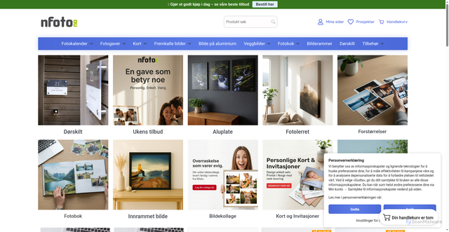 Security scan screenshot of https://www.nfoto.no/?utm_source=nfoto.no&utm_campaign=368fc14d5b-EMAIL_CAMPAIGN_2026_04_06_01_31_COPY_02&utm_medium=email&utm_term=0_-edac42241a-4832893&mc_cid=368fc14d5b&mc_eid=UNIQID