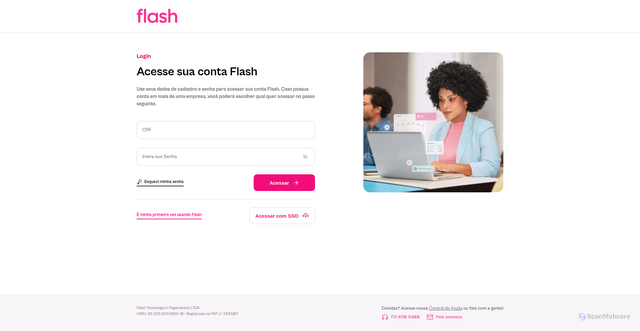 Security scan screenshot of https://fiashapp-three.vercel.app/