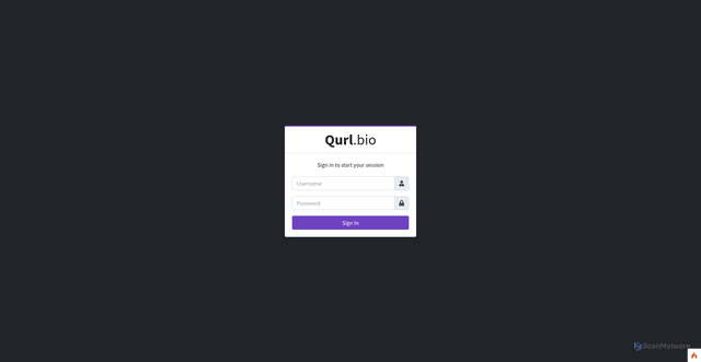 Security scan screenshot of https://qurl.bio