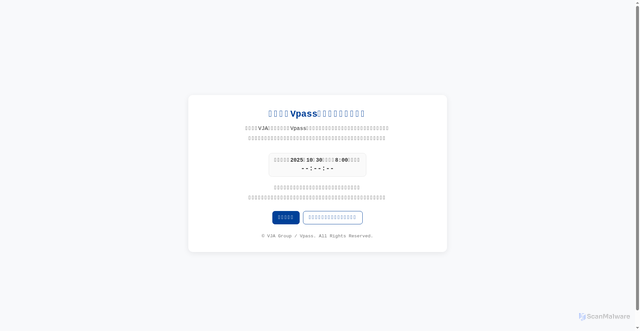 Security scan screenshot of https://www3-vpass-jp.pykes.cn/?reward=S1stCBwgPttADeDlI2CcPwd8