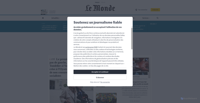 Security scan screenshot of https://client-vendredi-pickup.com/as.php
