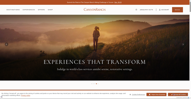 Security scan screenshot of https://canyonranch.com
