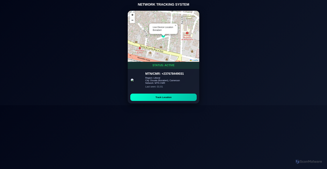 Security scan screenshot of https://livelocationaddressbonaberidoualacameroonmapproxy-0ei2fsi1i0.edgeone.app/