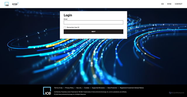 Security scan screenshot of https://bestex.ice.com