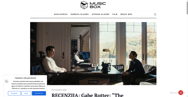 Security scan screenshot of https://music-box.hr/2025/12/27/the-beast-in-me-tv-miniserija-recenzija/