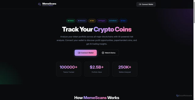 Security scan screenshot of https://memescandata.click/?1xXCoR2o