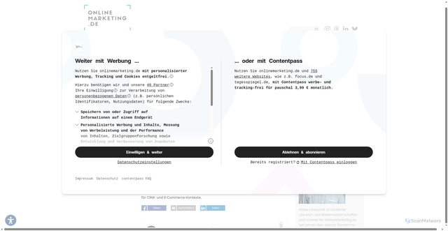 Security scan screenshot of https://r.brevo.etailment.de/mk/cl/f/sh/7nVU1aA2nfwMGwU7wxy6cWsajIhIrcE/z9IhsOo7D2Y-